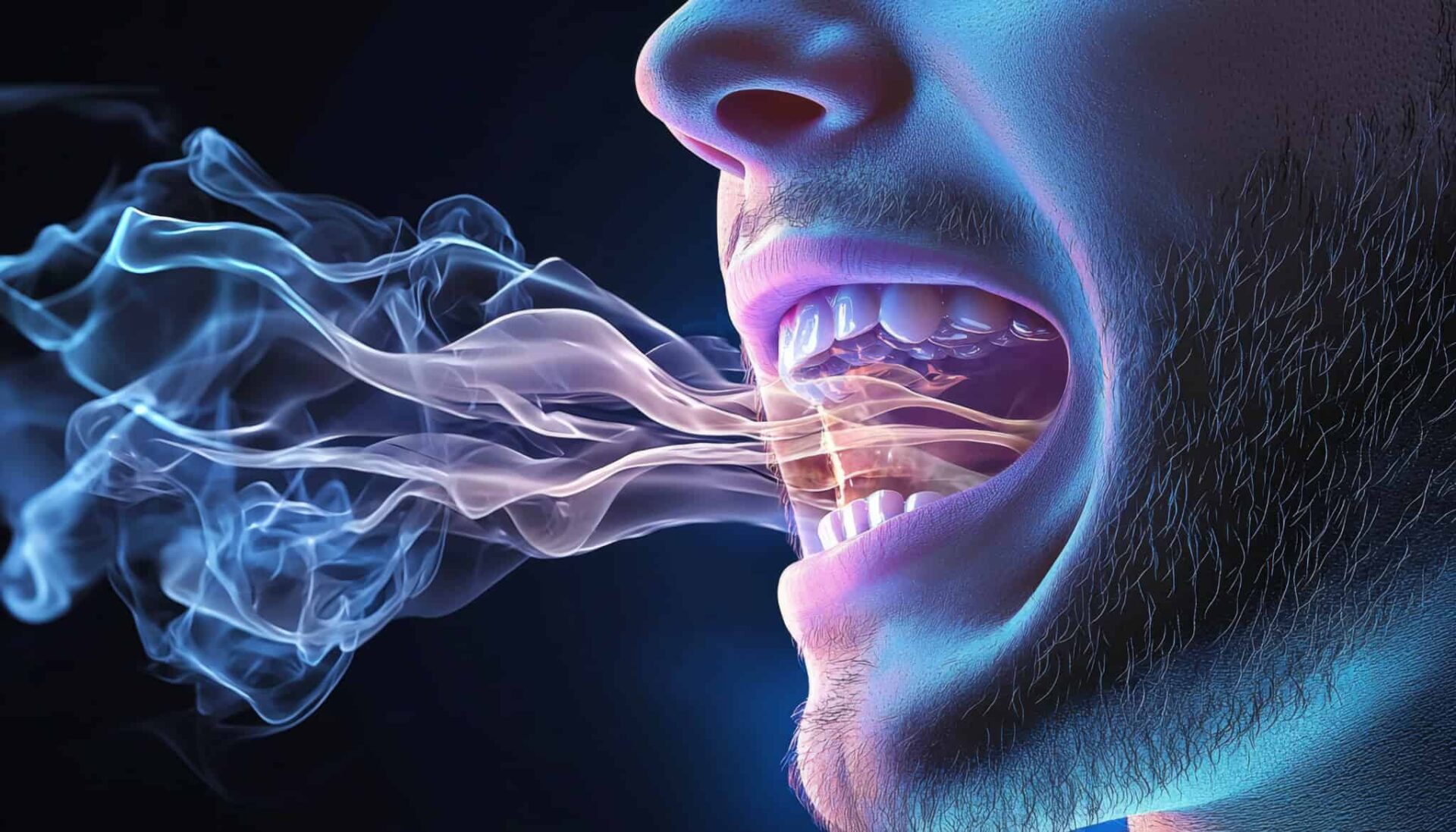 喫煙で口臭が強くなったイメージ