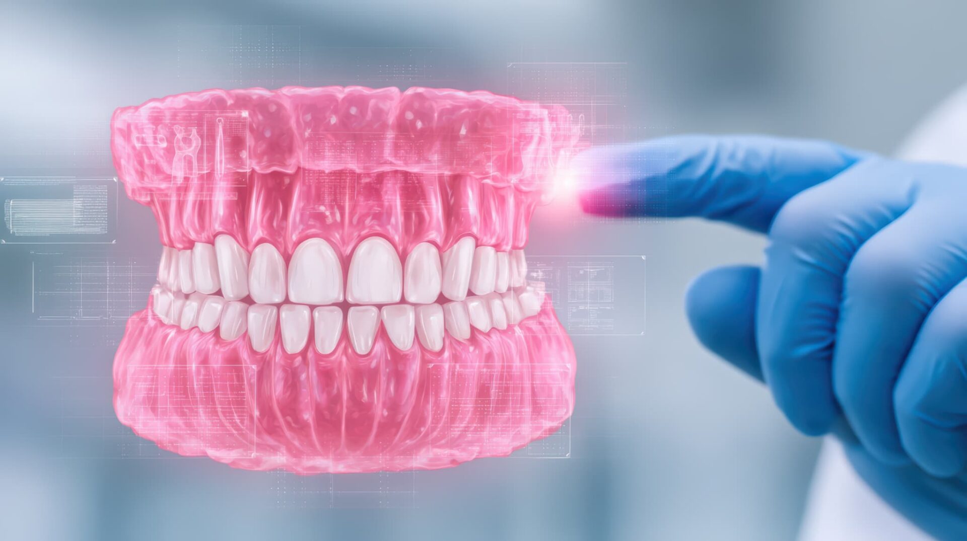 歯周病の説明をするイメージ