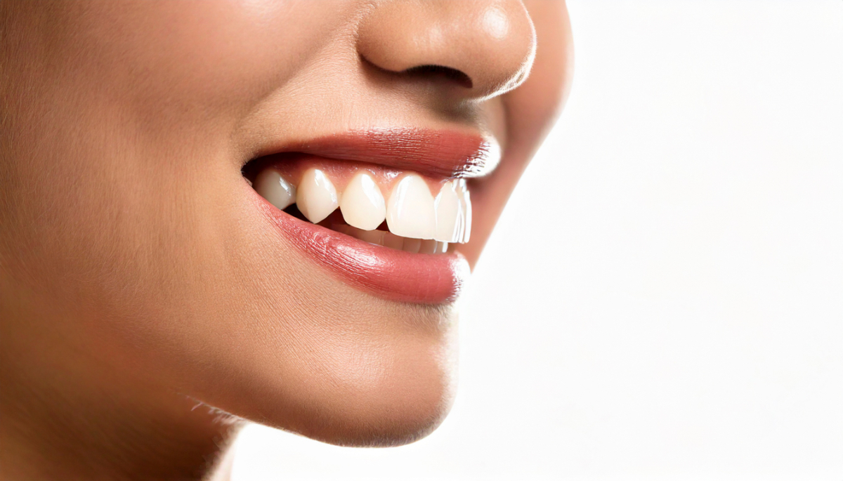 すきっ歯を矯正して歯が綺麗になった女性