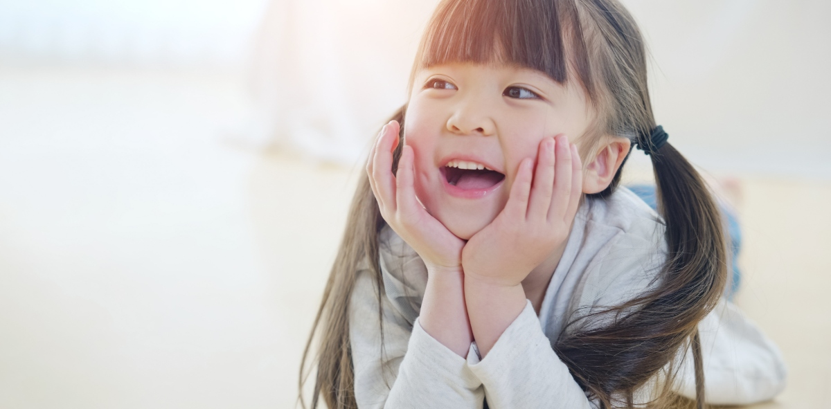 健康的な歯の子ども